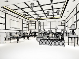 party bar ktv sauna design complete 29 3D Model