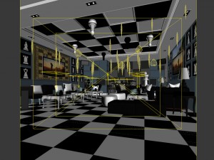 party bar ktv sauna design complete 29 3D Model