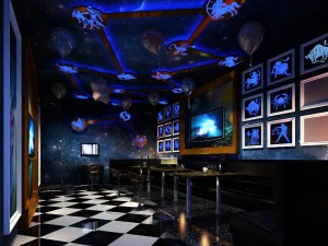 party bar ktv sauna design completo 30 Modello 3D