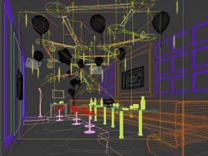 party bar ktv sauna design complete 30 Modelo 3D