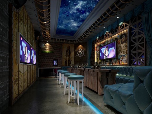 party bar ktv sauna design complete 31 3Dモデル .c4d .max .obj .3ds .fbx .stl .blend 