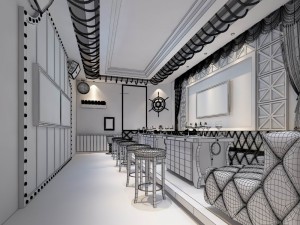party bar ktv sauna design complete 31 3Dモデル