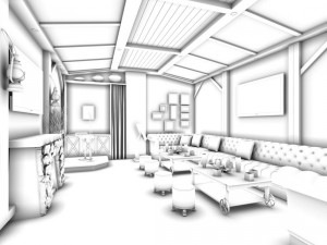 party bar ktv sauna design complete 32 Modelo 3D