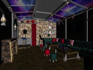 party bar ktv sauna design complete 32 Modelo 3D