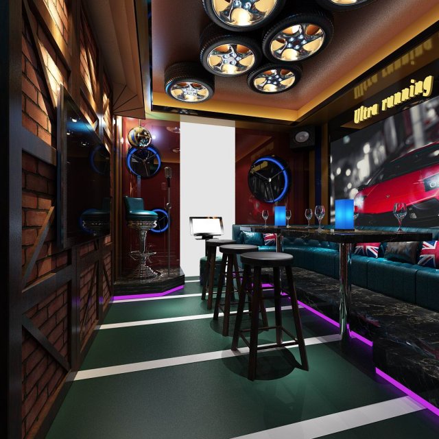 party bar ktv sauna design complete 33 3D 模型 .c4d .max .obj .3ds .fbx .stl .blend 