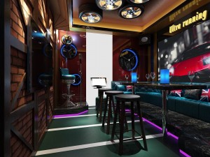 party bar ktv sauna design complete 33 3D Model