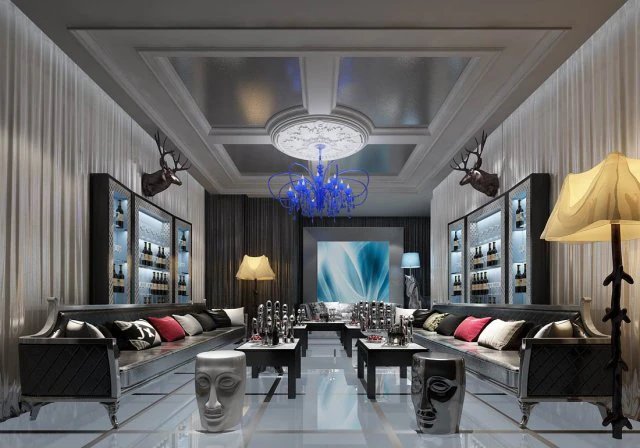 party bar ktv sauna design complete 34 3D Model .c4d .max .obj .3ds .fbx .stl .blend 