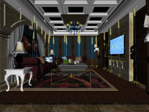 party bar ktv sauna design complete 37 3D Модель