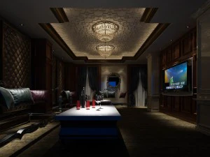 party bar ktv sauna design completo 38 Modello 3D