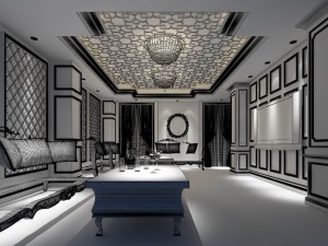 party bar ktv sauna design complete 38 Modelo 3D