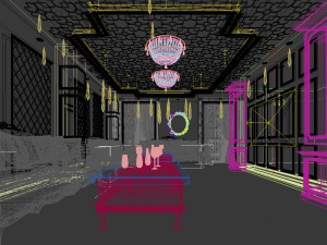 party bar ktv sauna design complete 38 Modelo 3D