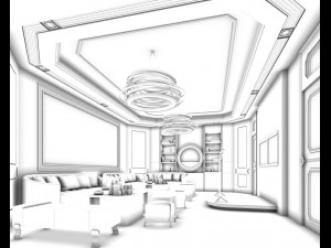 party bar ktv sauna design complete 39 Modello 3D