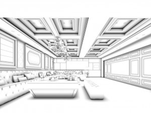 party bar ktv sauna design complete 40 Modello 3D