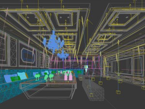 party bar ktv sauna design complete 40 Modello 3D
