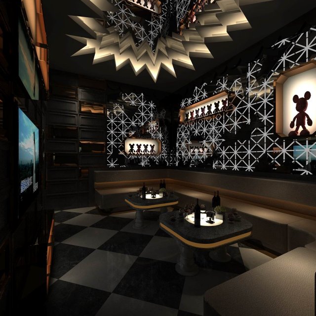 party bar ktv sauna design complete 41 Modelo 3D .c4d .max .obj .3ds .fbx .stl .blend 