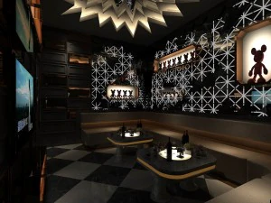 party bar ktv sauna design completo 41 Modello 3D