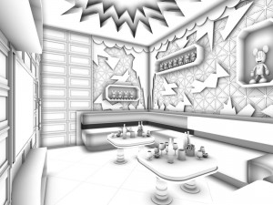 party bar ktv sauna design complete 41 Modelo 3D