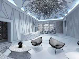 party bar ktv sauna design complete 42 3D Model