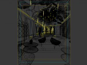 party bar ktv sauna design complete 42 3D Model
