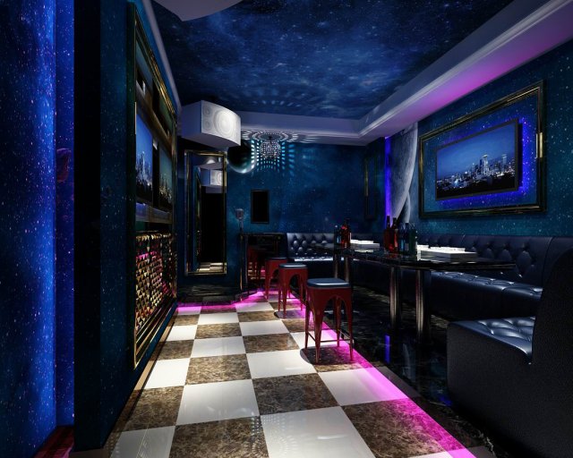 party bar ktv sauna design complete 44 3D Model .c4d .max .obj .3ds .fbx .stl .blend 