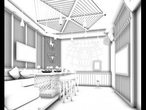 party bar ktv sauna design complete 45 Model 3D
