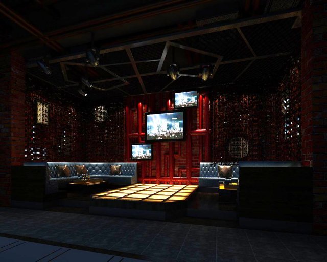 party bar ktv sauna design complete 47 3D Модель .c4d .max .obj .3ds .fbx .stl .blend 