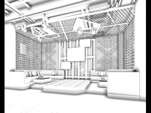 party bar ktv sauna design complete 47 3D Модель