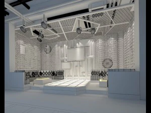 party bar ktv sauna design complete 47 3D Model