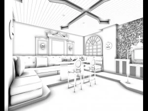 party bar ktv sauna design complete 48 3D Model