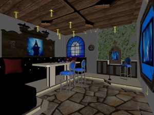 party bar ktv sauna design complete 48 Model 3D