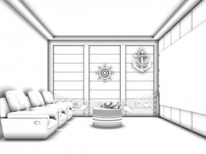 party bar ktv sauna design complete 49 Modèle 3D