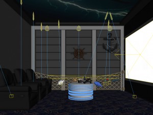 party bar ktv sauna design complete 49 Modèle 3D