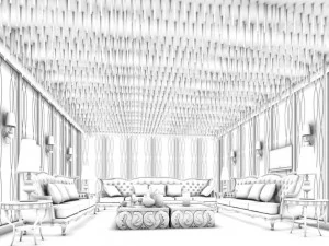 party bar ktv sauna design complete 50 3D Model