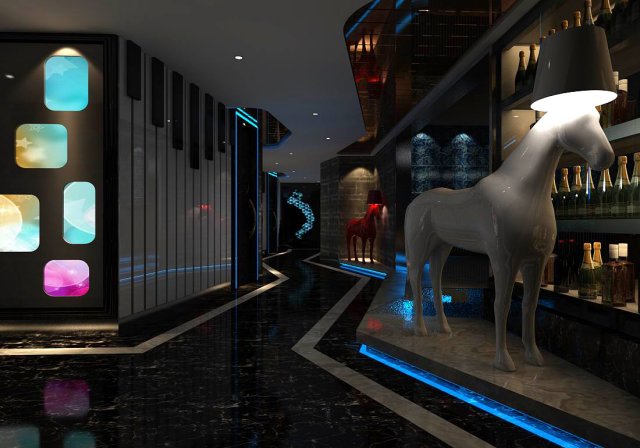 party bar ktv sauna design complete 52 3D Модель .c4d .max .obj .3ds .fbx .stl .blend 