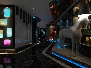 party bar ktv sauna design completo 52 Modello 3D