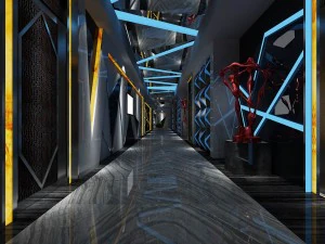 party bar ktv sauna design completo 54 Modello 3D