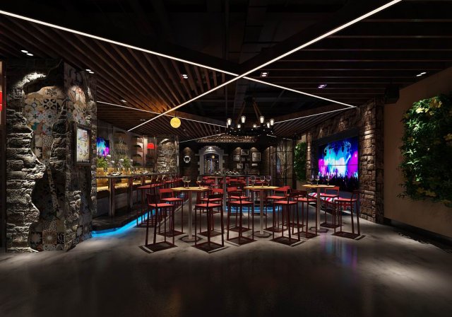 party bar ktv sauna design complete 55 3D Model .c4d .max .obj .3ds .fbx .stl .blend 