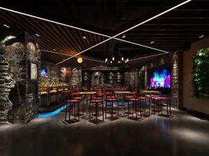 party bar ktv sauna dise&ntilde;o completo 55 Modelo 3D