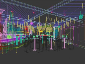 party bar ktv sauna design complete 55 3D Model