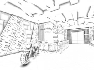 party bar ktv sauna design complete 59 3Dモデル