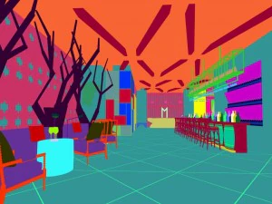 party bar ktv sauna design complete 59 3D Model