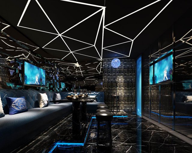 party bar ktv sauna design complete 60 Model 3D .c4d .max .obj .3ds .fbx .stl .blend 