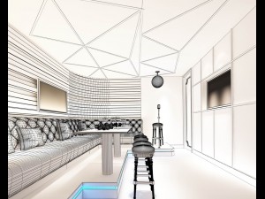 party bar ktv sauna design complete 60 Model 3D