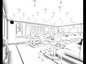 party bar ktv sauna design complete 61 3D Model