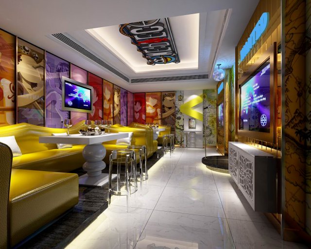 party bar ktv sauna design complete 62 3D Model .c4d .max .obj .3ds .fbx .stl .blend 