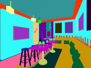 party bar ktv sauna design complete 63 3D 모델