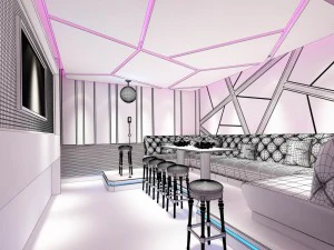 party bar ktv sauna design complete 65 3D Model
