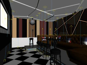 party bar ktv sauna design complete 65 3D Model
