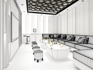 party bar ktv sauna design complete 66 Modelo 3D