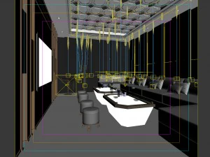 party bar ktv sauna design complete 66 3D Model
